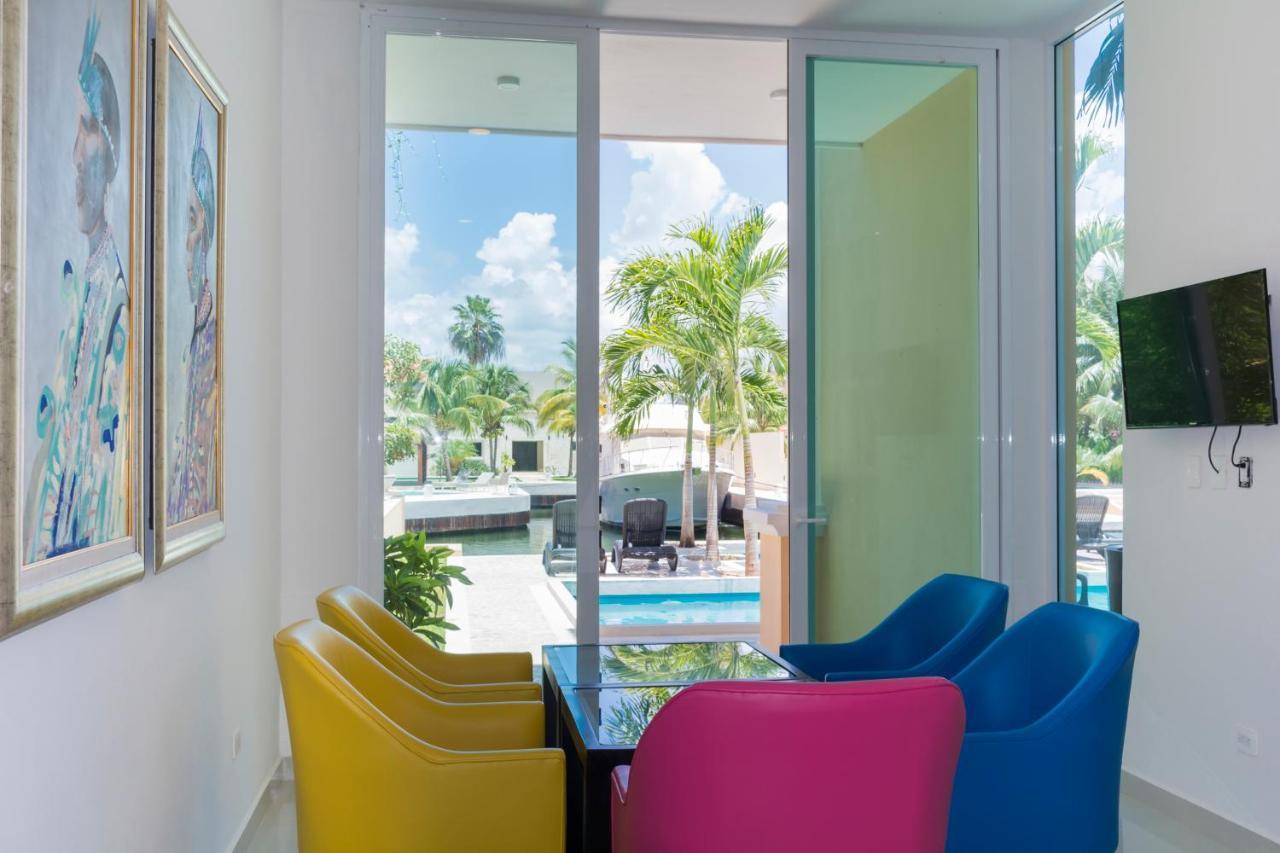 Hermosa Mansion En Puerto Aventuras Con Alberca Exterior photo